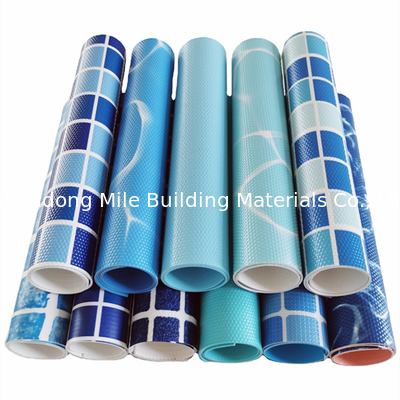 Swimming pool liner, PVC material  different colors and patterns ,ASTM, waterproofing membrane
