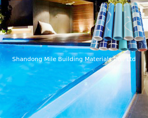 Mosaic pattern ground swimming pool liner, ASTM, 100% PVC swimming pool plastic liner,Competitive pri