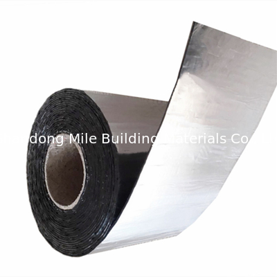 popular Grey Aluminum Foil 1.5mm Bitumen Self Adhesive Waterproof Sealing Tape for Vessel Hatch Cover Tape