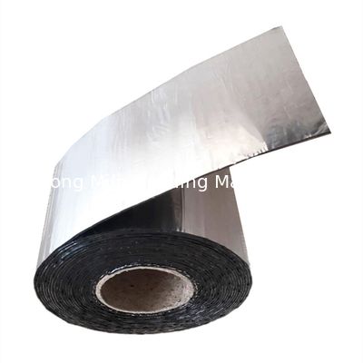 popular Grey Aluminum Foil 1.5mm Bitumen Self Adhesive Waterproof Sealing Tape for Vessel Hatch Cover Tape