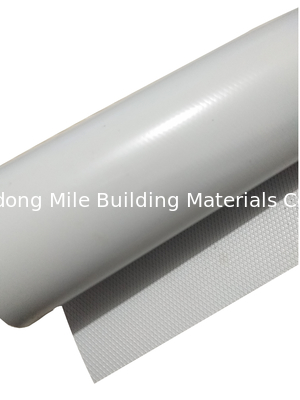 Reinforced with polyester Mesh antiuv pvc roofing membrane Anti-UV pvc bi-color roof waterproofing membrane