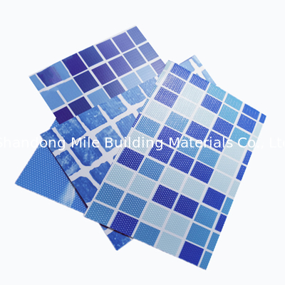 Manufacturer Blue Various Color Styles Mosaic Reinforced With Fabric pvc swimming pool liner film