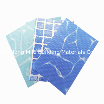 China Reinforced Fabric UV Resistance pvc swimming pool liner waterproofing sheet