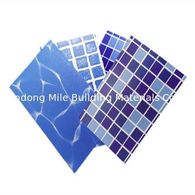 Heating Weldable Various Mosaic color Excellent resistance to chemicals polyvinyl chloride pvc swimming pool liner
