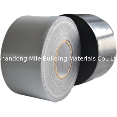 Aluminum Foil Butyl Powerful self adhesive butyl rubber tape super sticky aluminum foil butyl tape