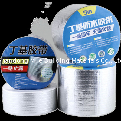 Aluminum Foil Butyl Rubber Waterproof Roof Tape Sealing Repair Roof Waterproof Butyl rubber Tape