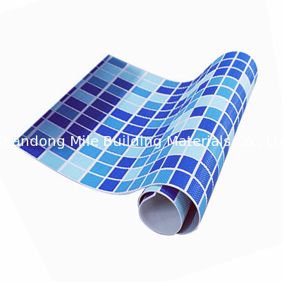 Competitive price uv resistant blue mosaic polyvinyl chloride pvc swimming pool liner