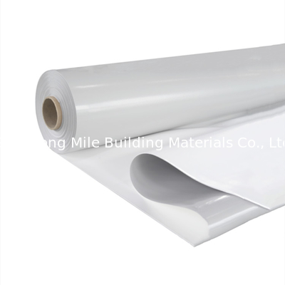 PVC white reinforced with fabric waterproof, different thickness waterproofing membrane