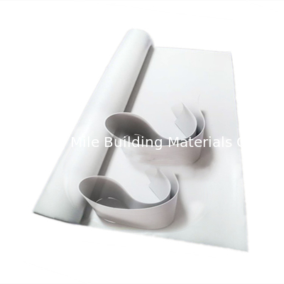 Long life to be over 20 years Reinforced PVC Membrane grey pvc heating weldable waterproof membrane