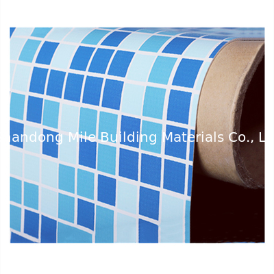 Reinforced with Fabric UV-resistant mosaic Anti-Slip pvc swimming pool liner