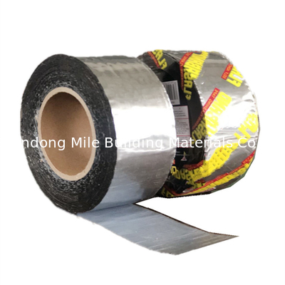 Grey Aluminum Foil Bitumen sealing tape Flashing Tape self adhesive bitumen waterproof tape / hatch cover tape