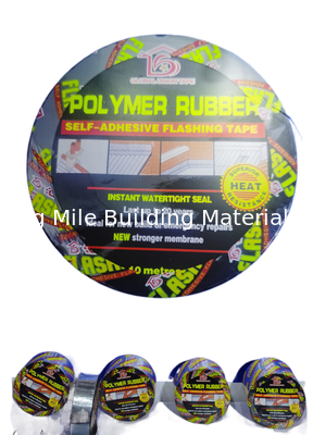 High Polymer Rubber Tape single sided self adhesive waterproof aluminum bituminous tape