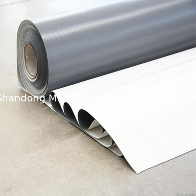 Fiberglass opal green fabric backing with fiberglass reinforced TPO waterproof membrane