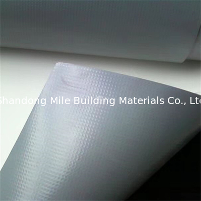 Homogeneous polyester felt reinforced opal green waterproofing TPO membrane for  basement
