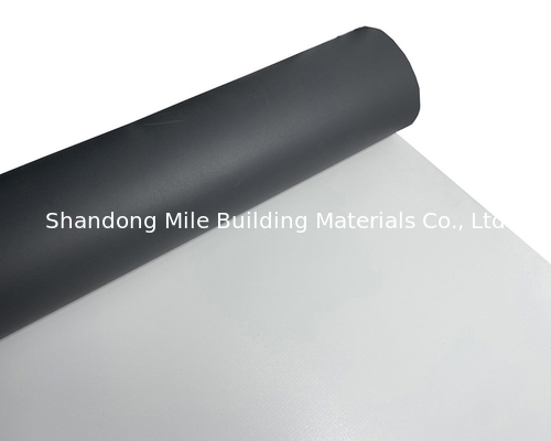 Homogeneous polyester felt reinforced opal green waterproofing TPO membrane for  basement
