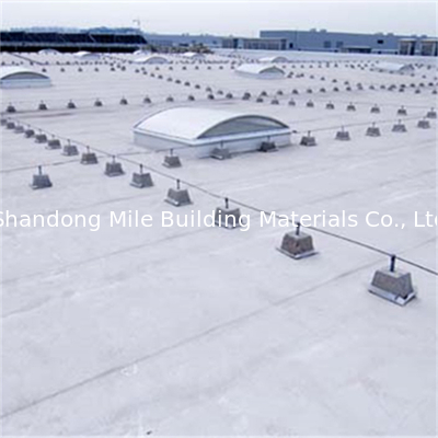 Homogeneous polyester felt reinforced opal green waterproofing TPO membrane for  basement