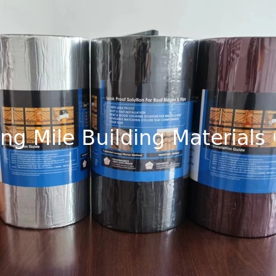 Cheap price factory supply Grey Aluminum Foil bitumen self-adhesive flash tape flash band / Modified Butimen Waterproof