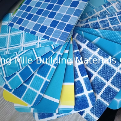 China Reinforced Fabric UV Resistance pvc swimming pool liner waterproofing sheet