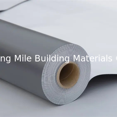 Grey good tensile strength PVC waterproof heating weldable waterproof sheet for construction