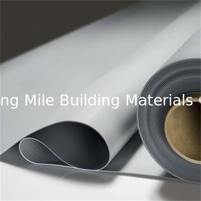 Reinforced with fabric heating weldable white polyvinyl chloride anti-uv waterproof membrane