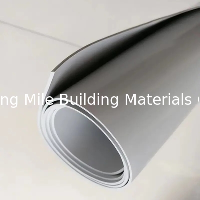 1.5mm PVC Polyester Reinforced high polymer waterproofing membrane PVC for buildings roofing