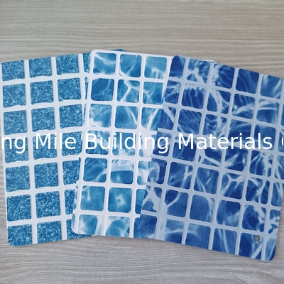 China Reinforced Fabric UV Resistance pvc swimming pool liner waterproofing sheet