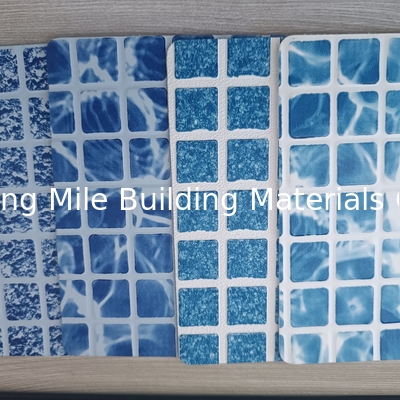PVC film Anti- Micro-Organisms bule liner swimming pool pvc Reinforced with Fabric pvc swimming pool liner