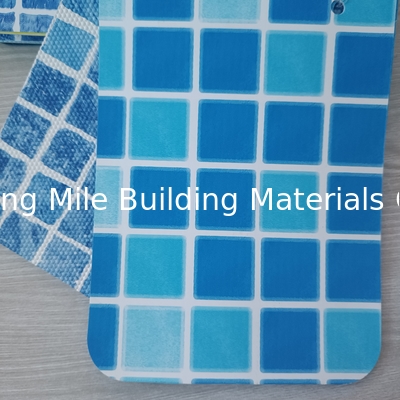 PVC film Anti- Micro-Organisms bule liner swimming pool pvc Reinforced with Fabric pvc swimming pool liner