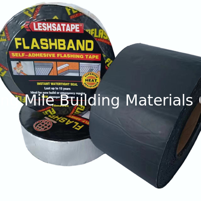 Popular Gun Grey Aluminum foil joint tape bitumen self adhesive bitumen window tape flashing