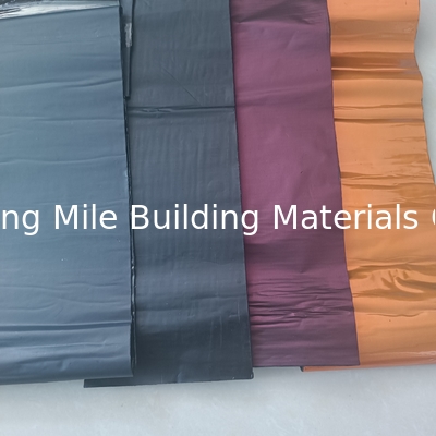High Polymer Rubber Tape single sided self adhesive waterproof aluminum bituminous tape