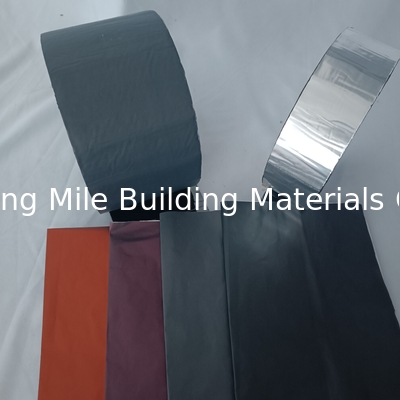 High Polymer Rubber Tape single sided self adhesive waterproof aluminum bituminous tape