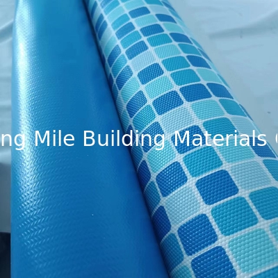 Four layers PVC waterproof membrane non-slip for SPA and villa pool