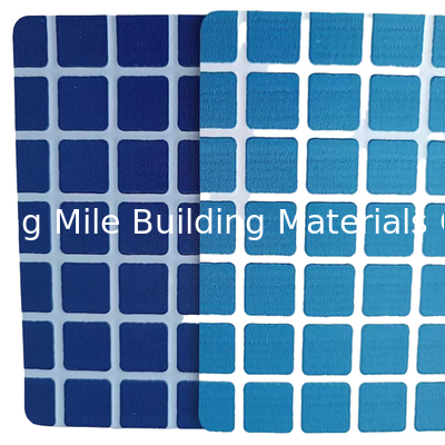 PVC film Anti- Micro-Organisms bule liner swimming pool pvc Reinforced with Fabric pvc swimming pool liner