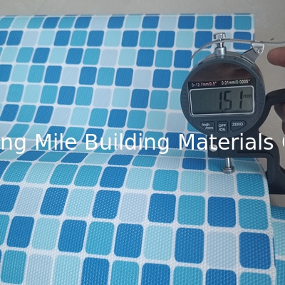 Heating Weldable Excellent resistance to chemicals polyvinyl chloride pvc swimming pool waterproof membrane