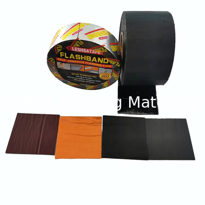 Waterproof sealing tape 1.5MM Thickness Aluminium Foil Economical Materials Self Adhesive Asphalt Tape bitumen flashing