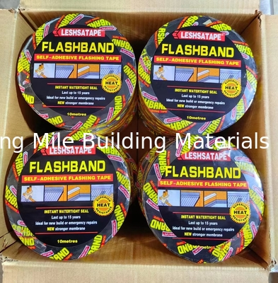 Waterproof sealing tape 1.5MM Thickness Aluminium Foil Economical Materials Self Adhesive Asphalt Tape bitumen flashing