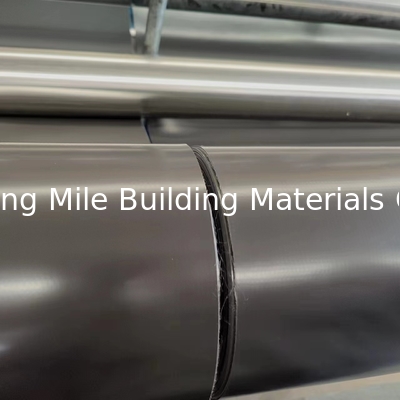 Building roof membrane anti-UV good tensile strength pvc waterproof membrane manufacturer