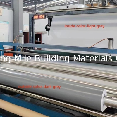 Anti- UV civil building roof flexible waterproof film, PVC waterproofing  membrane