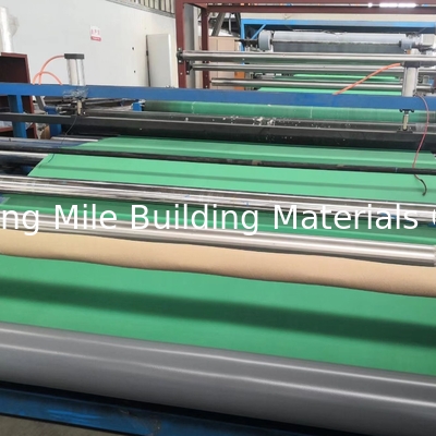 Anti- UV civil building roof flexible waterproof film, PVC waterproofing  membrane