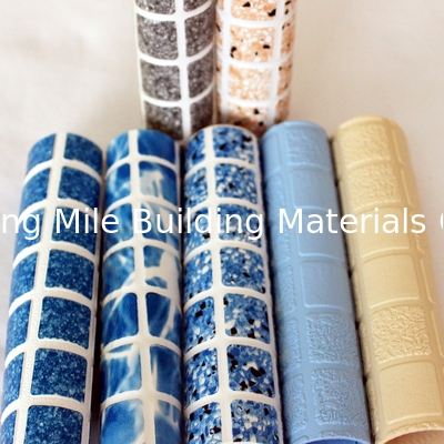 Anti-Microorganisms Blue mosaic polyvinyl chloride pvc swimming pool liner pool liner