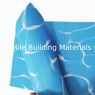 Anti-Microorganisms Blue mosaic polyvinyl chloride pvc swimming pool liner pool liner