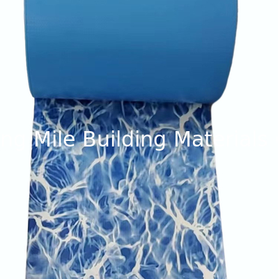 Anti-Microorganisms Blue mosaic polyvinyl chloride pvc swimming pool liner pool liner