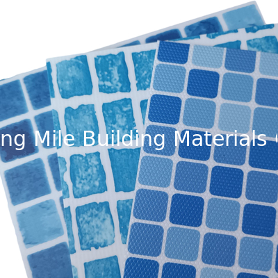 Anti-Microorganisms Blue mosaic polyvinyl chloride pvc swimming pool liner pool liner