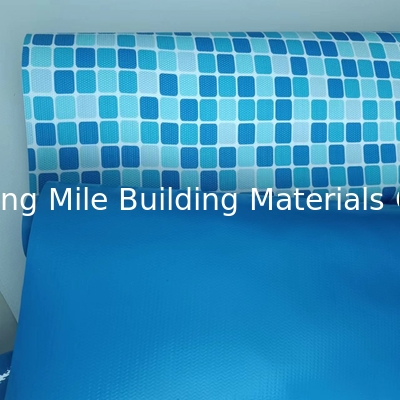 Pool Liner Mosaic Colors Polyester Fabric Geomembrane PVC Membrane