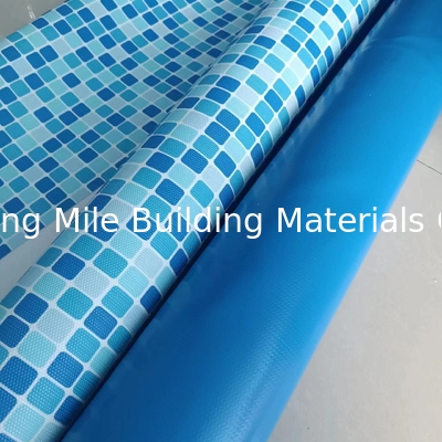 Pool Liner Mosaic Colors Polyester Fabric Geomembrane PVC Membrane