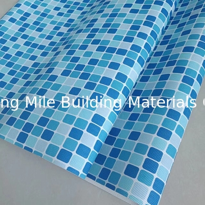 Pool Liner Mosaic Colors Polyester Fabric Geomembrane PVC Membrane