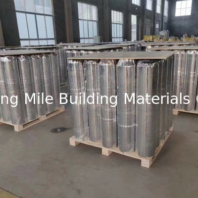From Manufacturer High sticky Black Aluminum Foil surface Bitumen self adhesive membrane