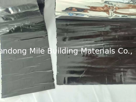 From Manufacturer High sticky Aluminum Foil surface Bitumen self adhesive membrane
