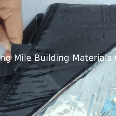High strong sticky Aluminum Foil surface Bitumen self adhesive membrane