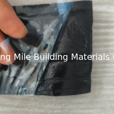 High strong sticky Aluminum Foil surface Bitumen self adhesive membrane